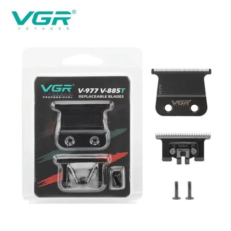 شفرة حلاقة بديلة VGR 977/885T على شكل حرف T بطلاء DLC – مقاومة للاهتراء ومنخفضة الحرارة